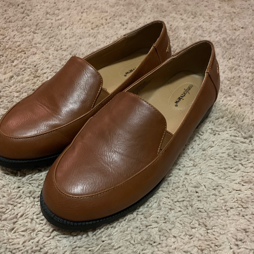 Brown Leather Loafers